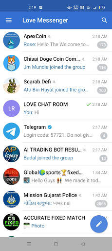 love Messenger screenshot 1