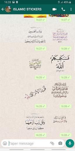 Islamic Stickers for whatsapp-WASTICKERAPPS screenshot 4