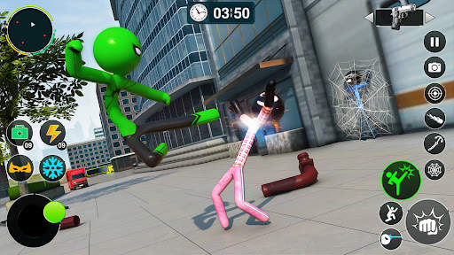 Aranha Stickman Corda Herói screenshot 6
