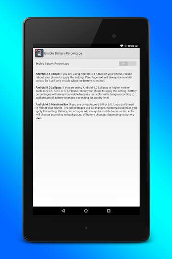 Enable Battery Percentage screenshot 4
