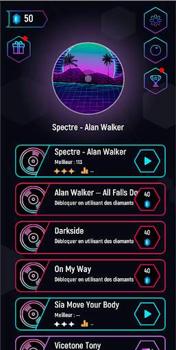 Alan Walker Tiles Hop EDM screenshot 1