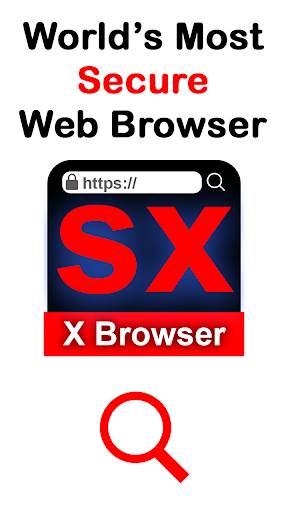 SX Browser Pro: X Private Internet web Browser screenshot 1