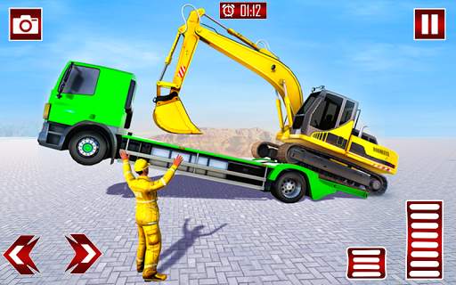 Grand Truck Transport Heavy Excavator Games screenshot 4