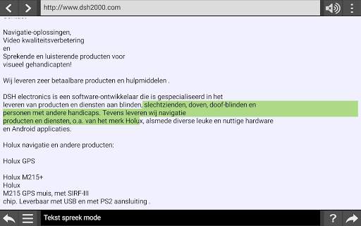Speaking Browser screenshot 5