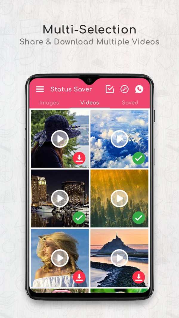 Status Saver - Whats Status Photo & Video Download screenshot 2