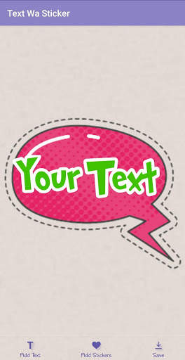 TextWaSticker - Text To Sticker maker скриншот 2