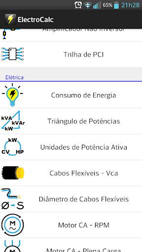 ElectroCalc (em português) screenshot 2