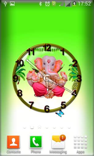 Ganesh Clock  live wallpaper screenshot 19