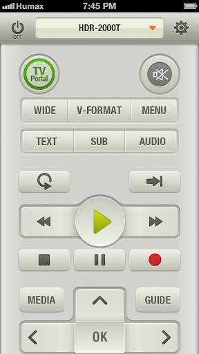 HUMAX Remote for Phone 7 تصوير الشاشة