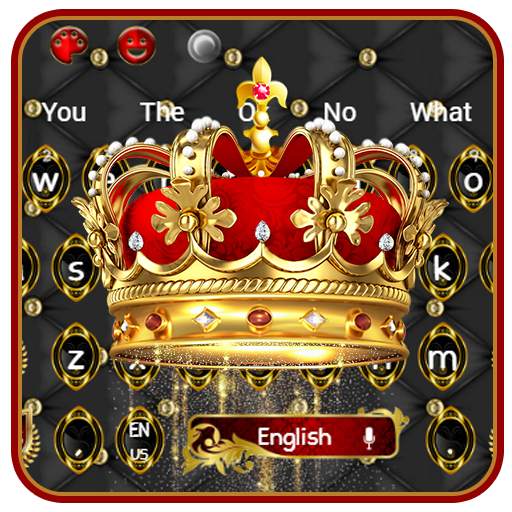 Royal Luxury Crown Keyboard Theme 10001002