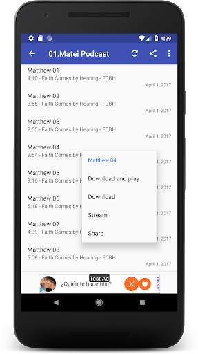 Biblia - Noul Testament Audio скриншот 6