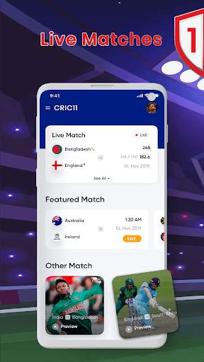 Cric11 - Live Cricket Score screenshot 1