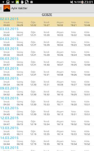 Namaz Vakti screenshot 8