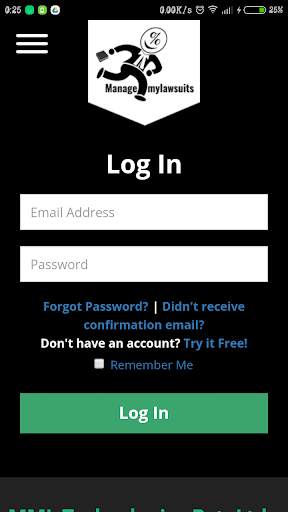 Manage My Lawsuits screenshot 1