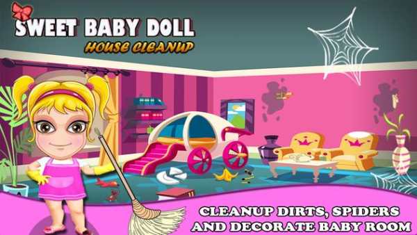 Sweet Baby Doll House Cleanup - Home Cleaning screenshot 2