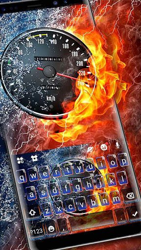 Fast Furious Speed Tema Papan Kekunci screenshot 1