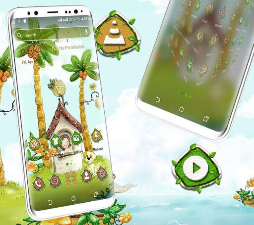 Home Coconut Tree Launcher Theme screenshot 4
