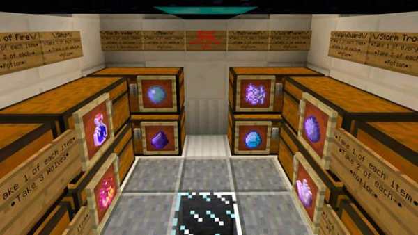 Space PvP map for Minecraft screenshot 3