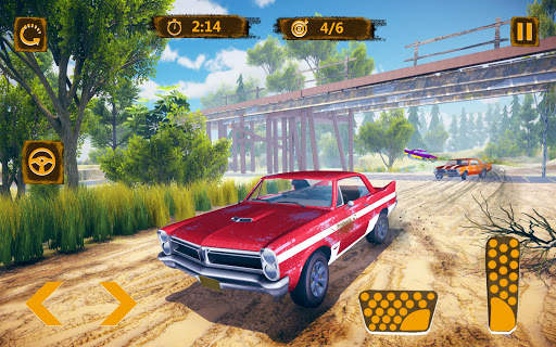 American Muscle Car Muddy Drive: Off Road screenshot 15