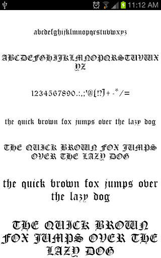 Old English Font Message Maker screenshot 2