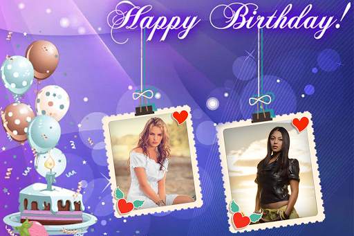 Birthday Dual Photo Frame screenshot 7