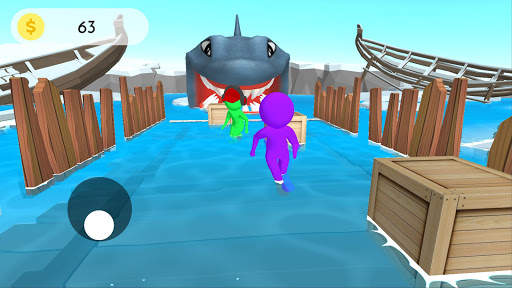 Survival Raft - Ocean Shark & Human Fall Survival screenshot 1
