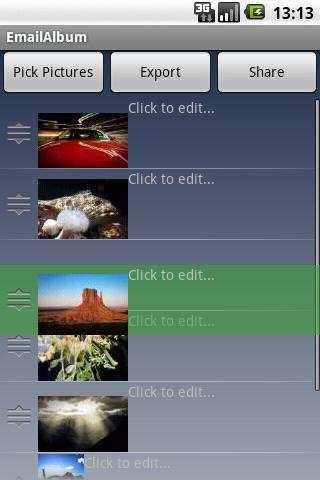 EmailAlbum screenshot 3