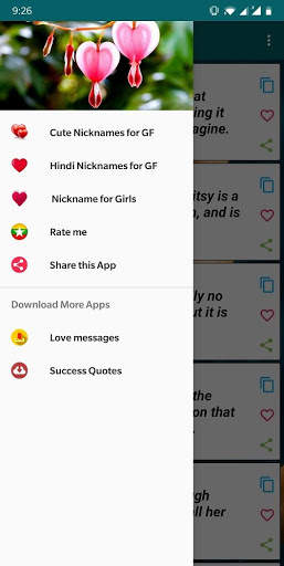 Cute Nicknames for girlfriend screenshot 1