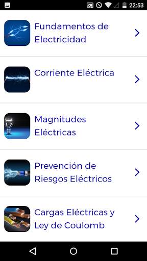 Curso de Electricidad screenshot 1