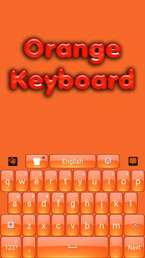 Orange Keyboard screenshot 8