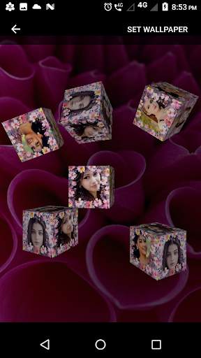 3D Photo Cube Live Wallpaper скриншот 12