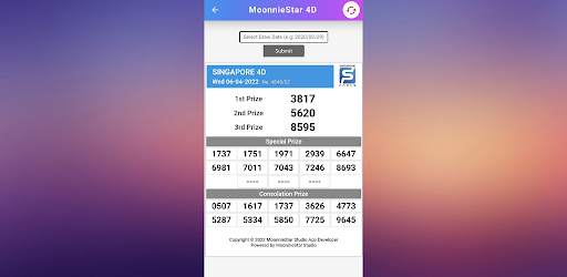 4D Live Draw Results screenshot 5