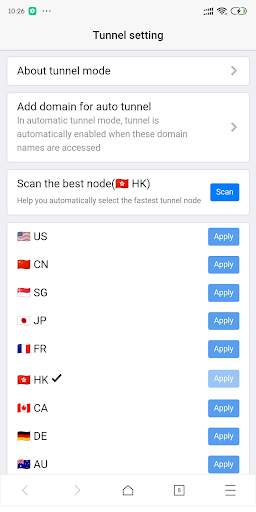 WebShuttle - Privacy & Securit Browser screenshot 3