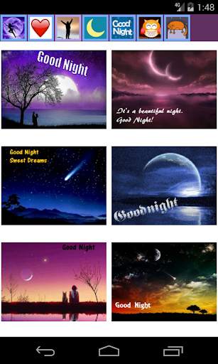 Good Night Card, GIF, Video screenshot 5