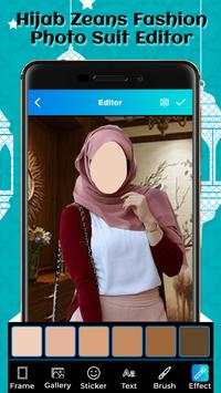 Hijab Zeans Fashion Photo Suit Editor screenshot 6