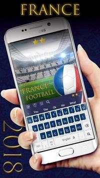 Perancis Sepak bola Keyboard screenshot 1
