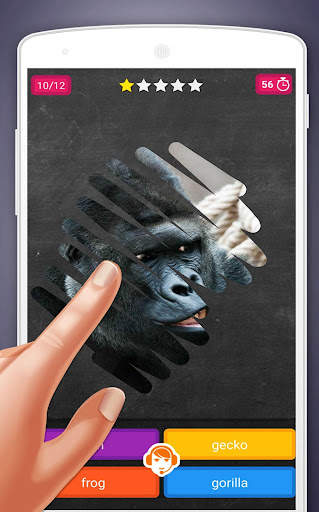 เกมขูด: สัตว์ แบบทดสอบ screenshot 3