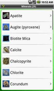 Key: Minerals (Earth Science) screenshot 2