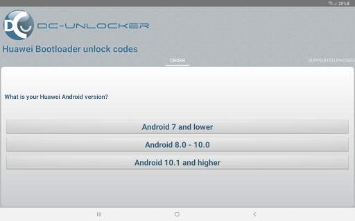 DC Huawei Bootloader Codes screenshot 2