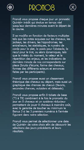 Prono8 - Pronostic quinté  avec système réducteur 5 تصوير الشاشة