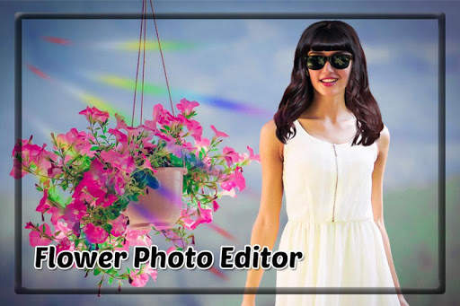 Flower Photo Frame : Cut Paste Editor screenshot 1