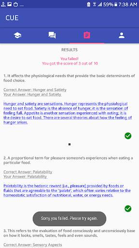 Culinary Understanding E-Assessment screenshot 2
