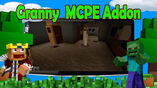 GrandMa Granny Scary Story Game Mod for Minecraft screenshot 3