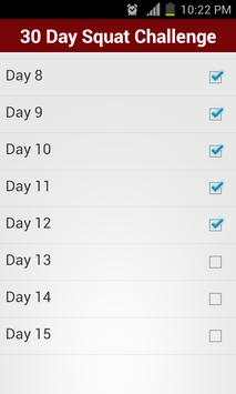 30 Day Squat Challenge screenshot 2