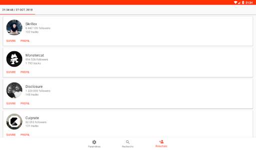 Profile Finder pour SoundCloud screenshot 12