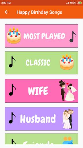 Happy birthday songs mp3 screenshot 1