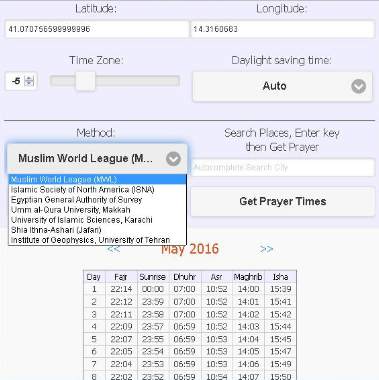 Monthly Prayer Timetable screenshot 4