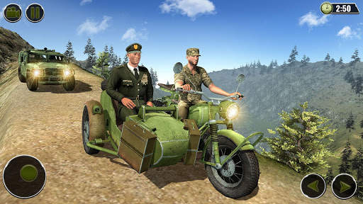 US Army Transporter Offroad Truck Simulator Games screenshot 5
