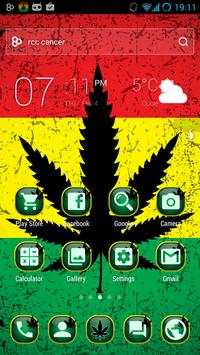 Weed Rasta GO Launcher Theme screenshot 2