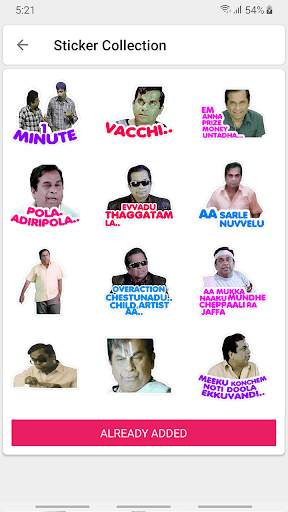 Telugu WAStickers screenshot 4